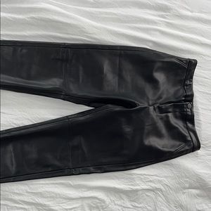 ZARA Faux Leather Leggings